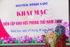 HUYỆN BÌNH LỤC KHAI MẠC DIỄN TẬP KHU VỰC PHÒNG THỦ NĂM 2022